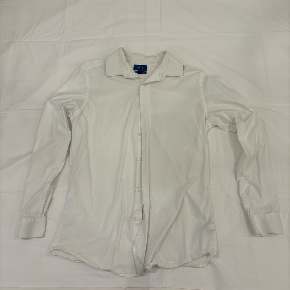 Premier White Dress Shirt Formal Long Sleeve